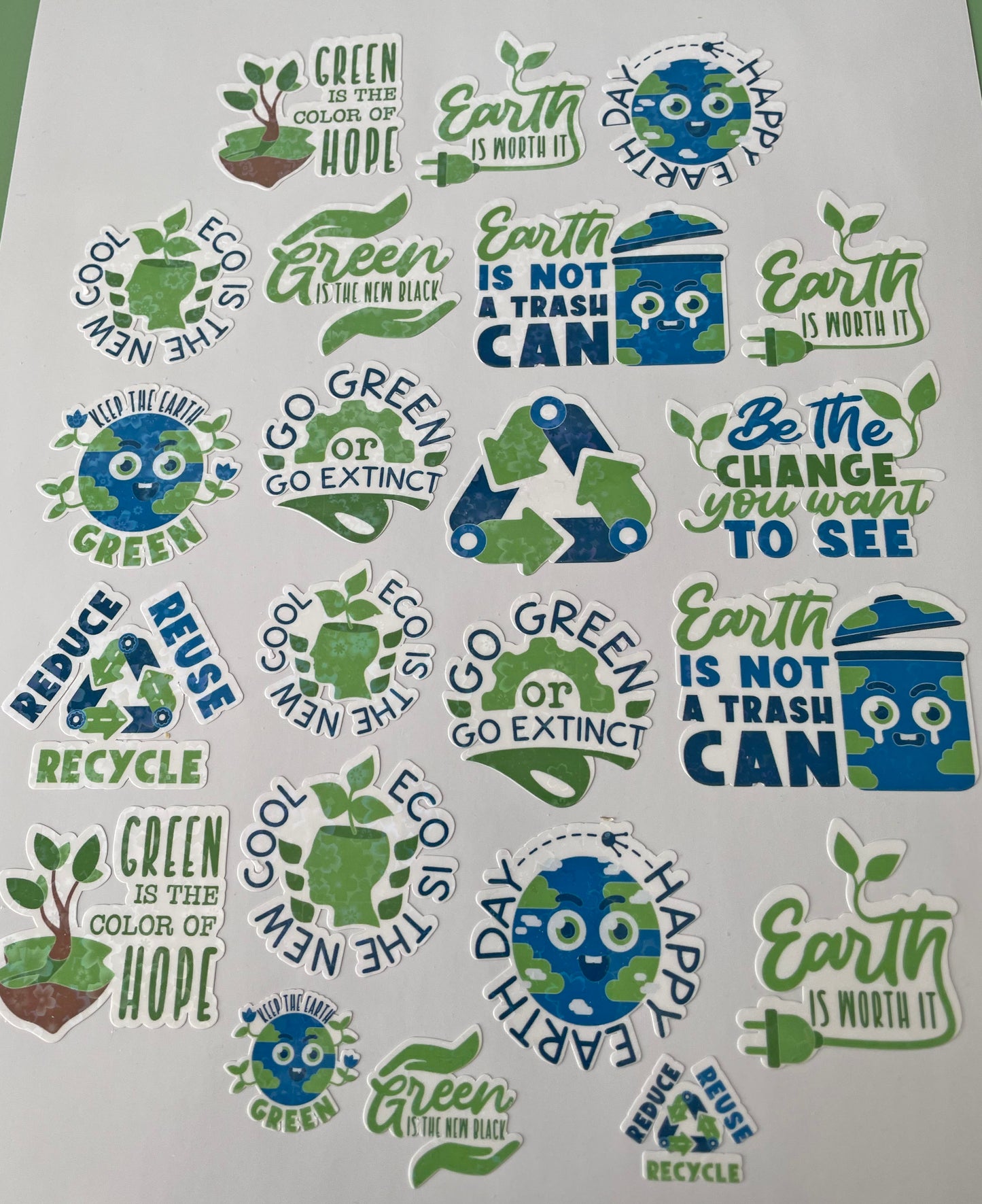 Home, stickers, decals, eco-earth, green, blue, fun time
