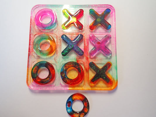 Tic tac toe, colorful, resin, game, tabletop  game, gift